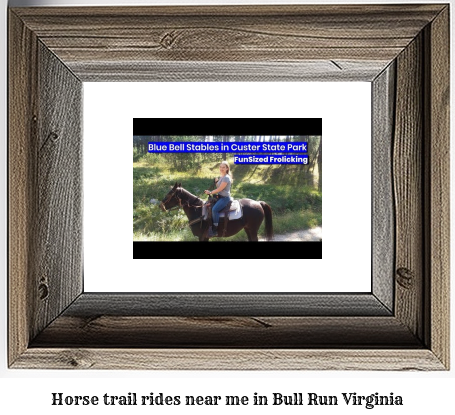 horse trail rides near me in Bull Run, Virginia